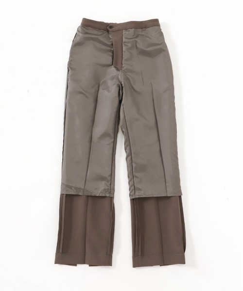 CITYSHOP（シティーショップ）の「BACK SLIT パンツ（その他パンツ・レディース・ブラック/グレー・38/36）」の5枚目の写真