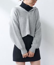 OLIVE des OLIVE | セーラーカラーニット(ニット/セーター)