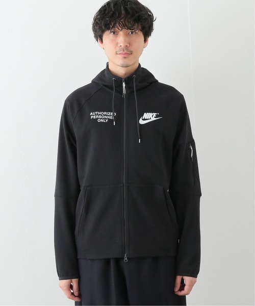 NIKE(ナイキ)の「【NIKE / ナイキ】 NSW GX AP フリース フルジップ L/S フーディ(パーカー・メンズ・ブラック/チャコールグレー・MEDIUM/LARGE)」の4枚目の写真