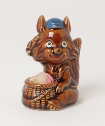 fridge(フリッジ)の■【FRIDGE antiques】フリッジアンティークス 陶器のリス まち針スタンド(インテリア雑貨)
