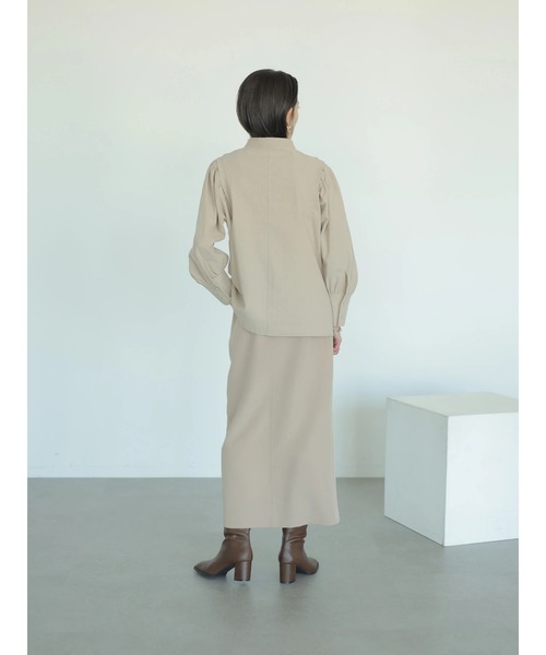 rem closet(レムクローゼット)の「チャイナシャツ(シャツ/ブラウス・レディース・ベージュ/アイボリー/サックスブルー・FREE)」の17枚目の写真