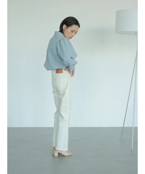 rem closet(レムクローゼット)の「チャイナシャツ(シャツ/ブラウス・レディース・ベージュ/アイボリー/サックスブルー・FREE)」の20枚目の写真