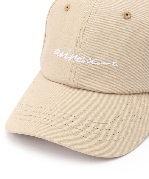 AVIREX（アヴィレックス）の「AB MARK CAP/ ABマーク キャップ（キャップ・レディース・ベージュ/ブラック/ホワイト・FREE）」の4枚目の写真