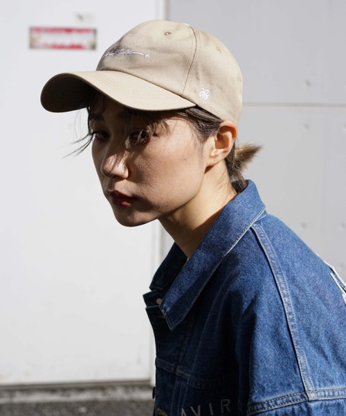 AVIREX（アヴィレックス）の「AB MARK CAP/ ABマーク キャップ（キャップ・レディース・ベージュ/ブラック/ホワイト・FREE）」の3枚目の写真