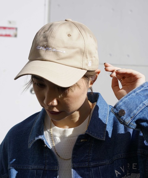 AVIREX（アヴィレックス）の「AB MARK CAP/ ABマーク キャップ（キャップ・レディース・ベージュ/ブラック/ホワイト・FREE）」の13枚目の写真