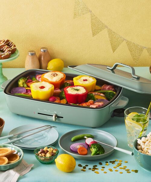 ホットプレート グランデサイズ レシピ ふきん付き