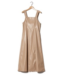 AS KNOW AS PINKY | ヴィーガンレザーでイチオシジャンパースカート(ジャンパースカート)