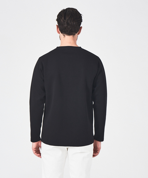 5351 POUR LES HOMMES（ゴーサンゴーイチプールオム）の「メッシュ切り替え 長袖プルオーバー（Tシャツ/カットソー・メンズ・ホワイト/チャコールグレー/ブラック・44/46/48/50）」の11枚目の写真