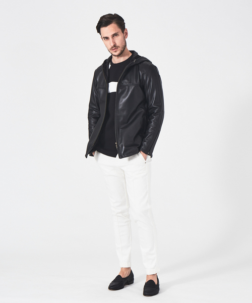 5351 POUR LES HOMMES（ゴーサンゴーイチプールオム）の「メッシュ切り替え 長袖プルオーバー（Tシャツ/カットソー・メンズ・ホワイト/チャコールグレー/ブラック・44/46/48/50）」の8枚目の写真