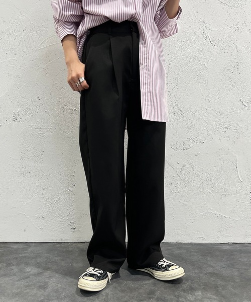 apres jour mignon（アプレジュールミニョン）の「テーパードパンツ【ZOZOTOWN限定アイテム】（その他パンツ・レディース・ブラック/オレンジ/グリーン系その他・SMALL/MEDIUM/X-LARGE）」の4枚目の写真