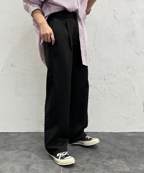 apres jour mignon（アプレジュールミニョン）の「テーパードパンツ【ZOZOTOWN限定アイテム】（その他パンツ・レディース・ブラック/オレンジ/グリーン系その他・SMALL/MEDIUM/X-LARGE）」の5枚目の写真