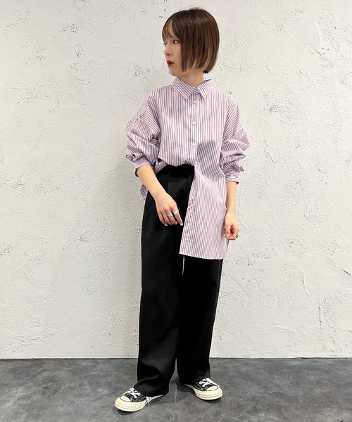 apres jour mignon（アプレジュールミニョン）の「テーパードパンツ【ZOZOTOWN限定アイテム】（その他パンツ・レディース・ブラック/オレンジ/グリーン系その他・SMALL/MEDIUM/X-LARGE）」の8枚目の写真