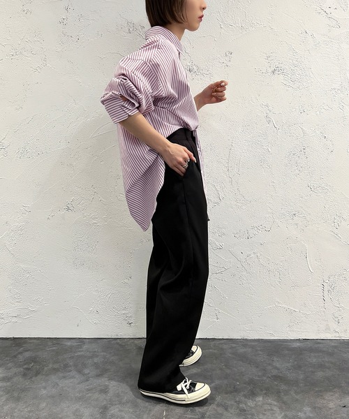 apres jour mignon（アプレジュールミニョン）の「テーパードパンツ【ZOZOTOWN限定アイテム】（その他パンツ・レディース・ブラック/オレンジ/グリーン系その他・SMALL/MEDIUM/X-LARGE）」の9枚目の写真