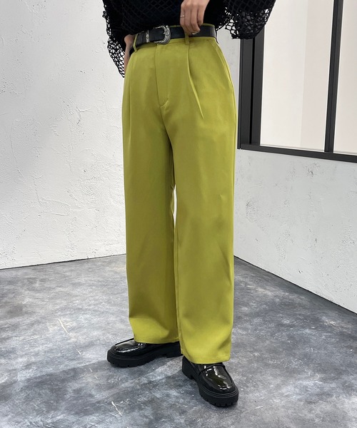 apres jour mignon（アプレジュールミニョン）の「テーパードパンツ【ZOZOTOWN限定アイテム】（その他パンツ・レディース・ブラック/オレンジ/グリーン系その他・SMALL/MEDIUM/X-LARGE）」の12枚目の写真