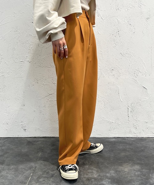 apres jour mignon（アプレジュールミニョン）の「テーパードパンツ【ZOZOTOWN限定アイテム】（その他パンツ・レディース・ブラック/オレンジ/グリーン系その他・SMALL/MEDIUM/X-LARGE）」の18枚目の写真