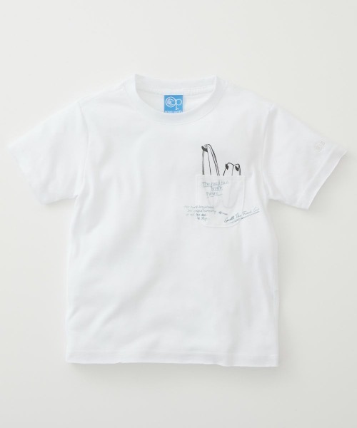 Ocean Pacific（オーシャンパシフィック）の「【OP:オーピー】キッズ 半袖Ｔシャツ / UVカット（Tシャツ/カットソー・キッズ・ホワイト/ブルー/オレンジ系その他・130/140/150/160）」の2枚目の写真