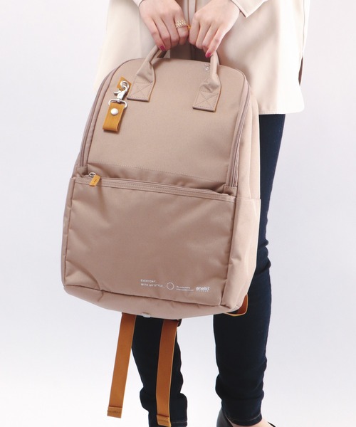 anello（アネロ）の「anello GRANDE 置けルンです Ｄパック（バックパック/リュック・メンズ・ブラック/ベージュ/ネイビー・FREE）」の11枚目の写真