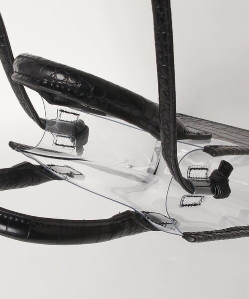 WEGO(ウィゴー)の「WEGO/パイピングクリアショルダー(ショルダーバッグ・レディース・ブラック/オフホワイト/グリーン・FREE)」の17枚目の写真