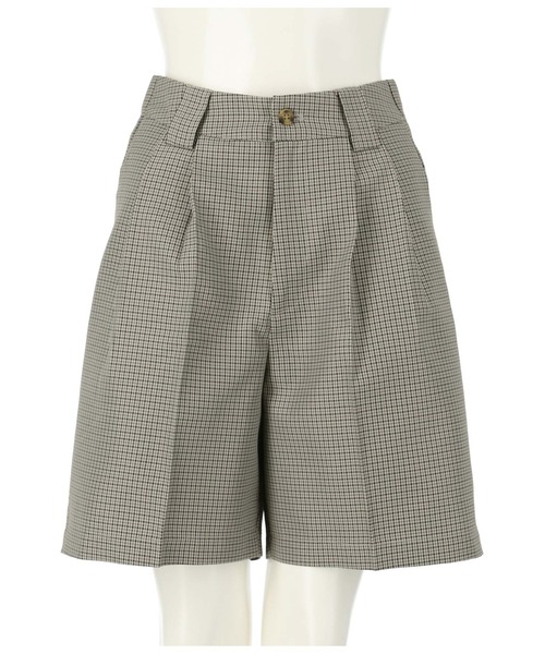 CHILLE（チル）の「先染めチェックタックショートパンツ（その他パンツ・レディース・グレー・FREE）」の6枚目の写真