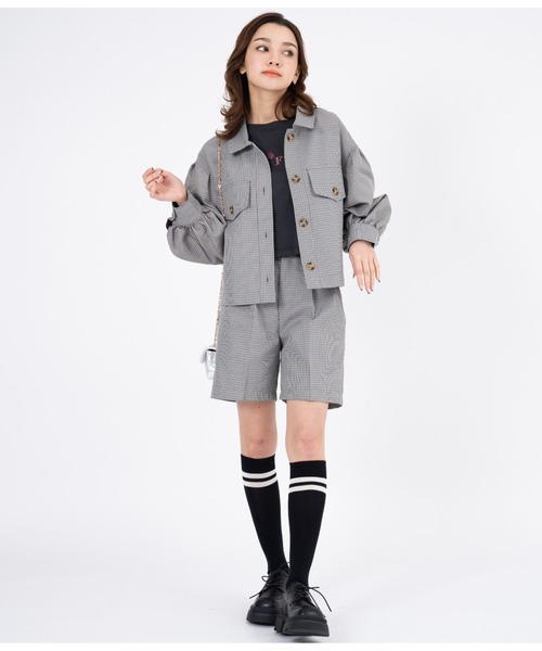 CHILLE（チル）の「先染めチェックタックショートパンツ（その他パンツ・レディース・グレー・FREE）」の15枚目の写真