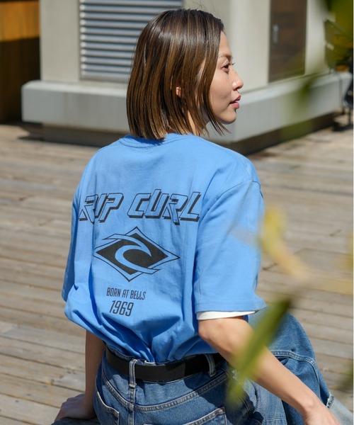 rip curl(リップカール)の「【RIPCURL(リップカール)】FADE OUT ICON/アイコンロゴバックプリント半袖ワンポイントTシャツ(Tシャツ/カットソー・メンズ・ブラック/ナチュラル/ピンク系その他2/ブルー系その他/プラム/ブラック×ピンク/セージグリーン/グリーン系その他・SMALL/MEDIUM/LARGE/X-LARGE/X-SMALL)」の18枚目の写真