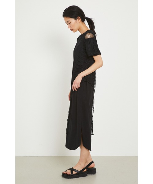 HeRIN.CYE(ヘリンドットサイ)の「Layerd long tee(ワンピース・レディース・ホワイト/ブラック/ベージュ・FREE)」の20枚目の写真
