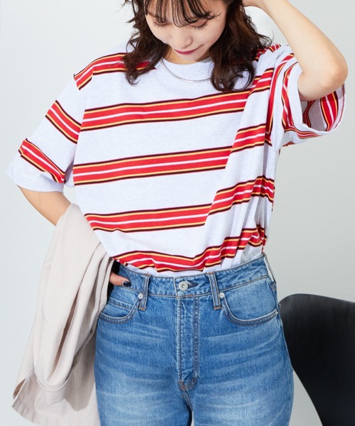 Zozotown限定 Dickies ディッキーズ マルチボーダーtee Tシャツ カットソー Dickies ディッキーズ のファッション通販 Zozotown