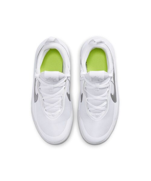 NIKE(ナイキ)の「ナイキ チーム ハッスル D 10 ジュニア バスケットボールシューズ / Nike Team Hustle D 10 Big Kids' Basketball Shoes(スニーカー・キッズ・ホワイト/アイボリー・23/24/25/22.5/23.5/24.5)」の6枚目の写真