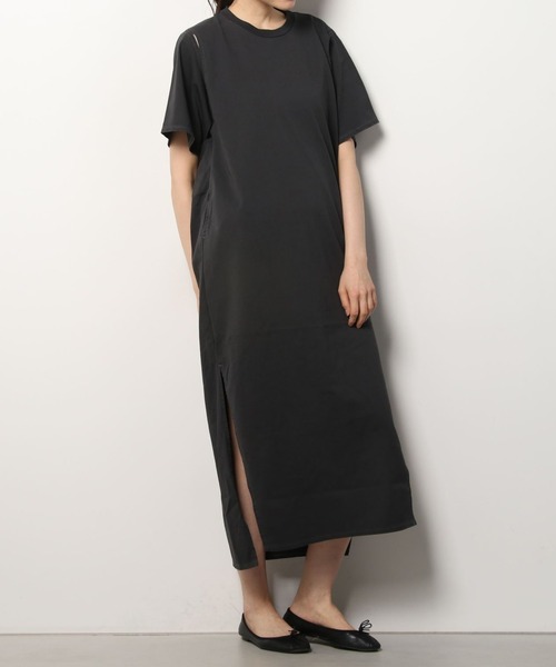k3&co.(ケイスリーアンドコー)の「SULFURATION TEE DRESS(ワンピース・レディース・ブラック/オリーブ・ONE SIZE)」の20枚目の写真