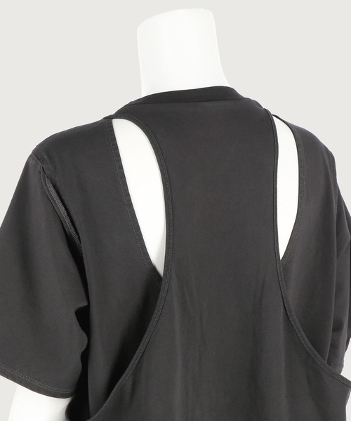 k3&co.(ケイスリーアンドコー)の「SULFURATION TEE DRESS(ワンピース・レディース・ブラック/オリーブ・ONE SIZE)」の9枚目の写真