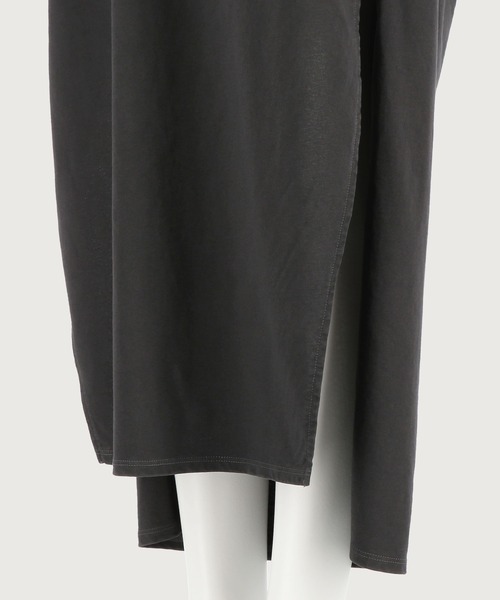 k3&co.(ケイスリーアンドコー)の「SULFURATION TEE DRESS(ワンピース・レディース・ブラック/オリーブ・ONE SIZE)」の19枚目の写真