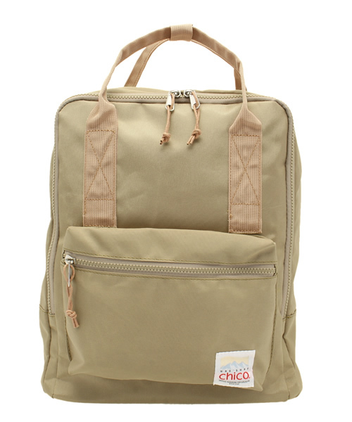Chico(チコ)の「【who's who Chico】ナイロン2WAYBAG(バックパック/リュック・レディース・ベージュ/ブラック/グレー/ブルー・FREE)」の3枚目の写真