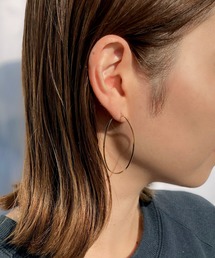 ISS（イズ）の「ISS イズ :  ニッケルフリー ワープ フープピアス（ピアス（両耳用））」