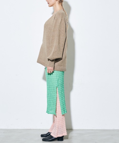 Solace(ソレイス)の「チェックベアスカートパンツ(その他パンツ・レディース・ブラック/グリーン/ホワイト・S/FREE)」の22枚目の写真