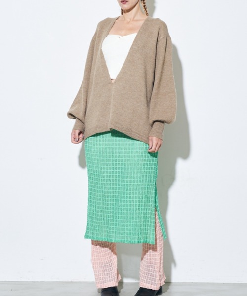 Solace(ソレイス)の「チェックベアスカートパンツ(その他パンツ・レディース・ブラック/グリーン/ホワイト・S/FREE)」の21枚目の写真