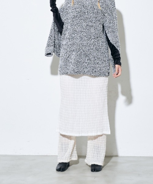 Solace(ソレイス)の「チェックベアスカートパンツ(その他パンツ・レディース・ブラック/グリーン/ホワイト・S/FREE)」の14枚目の写真