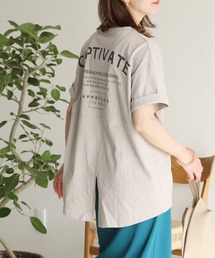 reca | バッグスリットロゴチュニック(Tシャツ/カットソー)