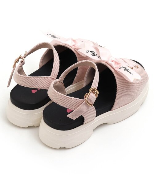 algy（アルジー）の「レースリボンサンダル（サンダル・キッズ・ブラック/ネイビー/オフホワイト/ピンク・23/22/20/21/24）」の18枚目の写真