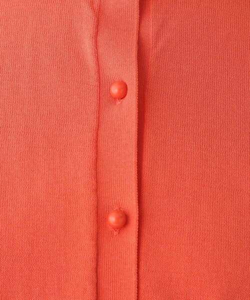 OPAQUE.CLIP(オペークドットクリップ)の「◆【C】オーガニックコットン混配色ニットカーディガン【WEB限定サイズ】(カーディガン/ボレロ・レディース・ホワイト系その他5/オレンジ/ブラック系4・36/40/38)」の10枚目の写真