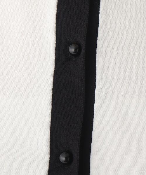 OPAQUE.CLIP(オペークドットクリップ)の「◆【C】オーガニックコットン混配色ニットカーディガン【WEB限定サイズ】(カーディガン/ボレロ・レディース・ホワイト系その他5/オレンジ/ブラック系4・36/40/38)」の12枚目の写真