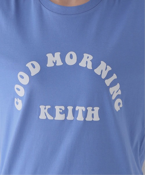 JOINT WORKS(ジョイントワークス)の「【GOOD MORNING KEITH/グッドモーニングキース】TEE(Tシャツ/カットソー・レディース・アイボリー/ライトブルー・MEDIUM)」の13枚目の写真