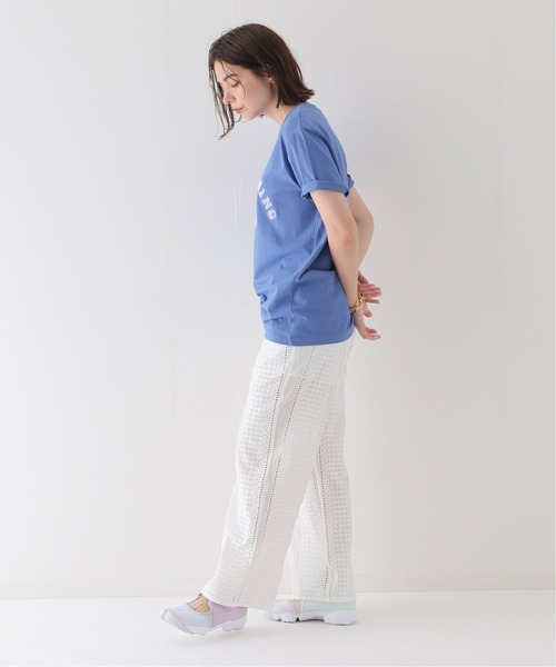 JOINT WORKS(ジョイントワークス)の「【GOOD MORNING KEITH/グッドモーニングキース】TEE(Tシャツ/カットソー・レディース・アイボリー/ライトブルー・MEDIUM)」の6枚目の写真