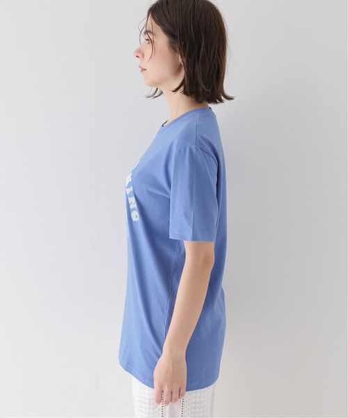 JOINT WORKS(ジョイントワークス)の「【GOOD MORNING KEITH/グッドモーニングキース】TEE(Tシャツ/カットソー・レディース・アイボリー/ライトブルー・MEDIUM)」の8枚目の写真
