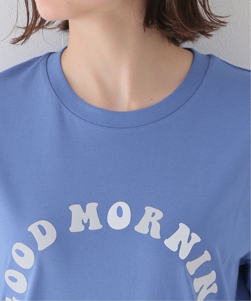 JOINT WORKS(ジョイントワークス)の「【GOOD MORNING KEITH/グッドモーニングキース】TEE(Tシャツ/カットソー・レディース・アイボリー/ライトブルー・MEDIUM)」の10枚目の写真