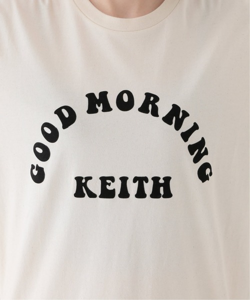 JOINT WORKS(ジョイントワークス)の「【GOOD MORNING KEITH/グッドモーニングキース】TEE(Tシャツ/カットソー・レディース・アイボリー/ライトブルー・MEDIUM)」の21枚目の写真