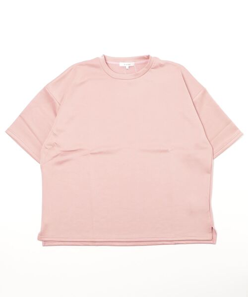 ARCADE（アーケード）の「接触冷感 Tシャツ 半袖 五分袖 ビッグシルエット（Tシャツ/カットソー・メンズ・ブラック/ホワイト/ブルーグレー/モーブ系/グレイッシュベージュ/ライトグレー・L/M/LL）」の13枚目の写真
