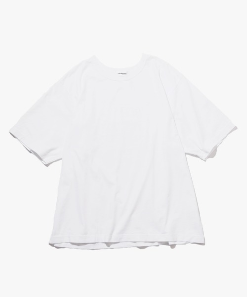 CAL．Berries（カルベリーズ）の「CAL．Berries/カルベリーズ ORGANIC BIG TEE UNISEX ビッグＴシャツ ヘビーウェイト（Tシャツ/カットソー・メンズ・カーキ/オフホワイト・S/L/M）」の2枚目の写真