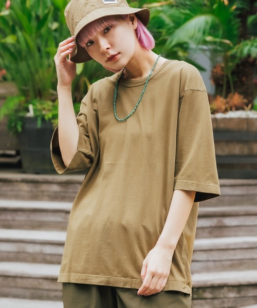 CAL Berries レディース オーガニック ビックTシャツ クルーネック　35OJ003 ORGANIC BIG TEE 〔TB〕 CAL Berries レディース オーガニック ビックTシャツ クルー