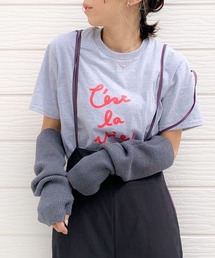 Q | レタードロゴT(Tシャツ/カットソー)