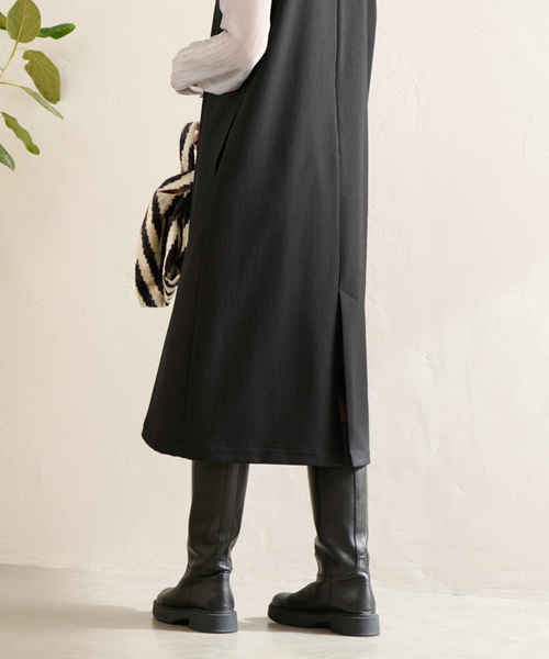 JOURNAL STANDARD（ジャーナルスタンダード）の「フラノライクジャンスカ（ジャンパースカート・レディース・ブラック/ブラウン・36/38）」の8枚目の写真